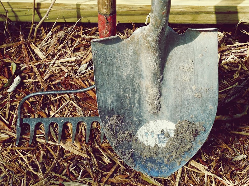 Repurposed garden tools